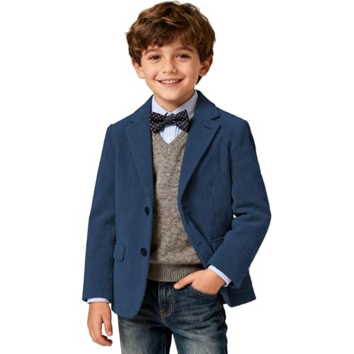 Generisch 2025 Cordjacke fr Jungen, formell, lässig, Frhling,...
