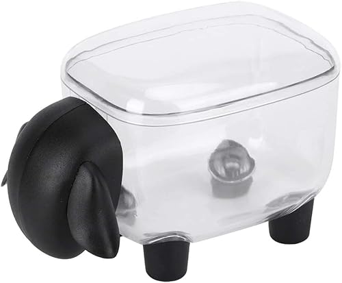 pecora a forma di bacchette per orecchio contenitore per bastoncini di organizer cosmetico stuzzicadenti titolare organizzatore trucco da bagno cotone acrilico