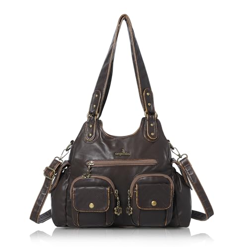 Angel Kiss Damen-Handtaschen, große Hobo-Tasche, weiches PU-Leder, Schultertasche für Damen