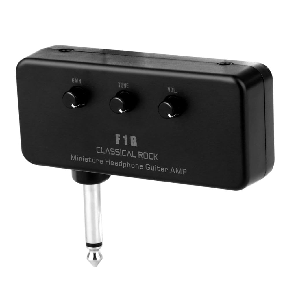 ibasenice 3juegos Mini Amplificador De Guitarra Portátil Para Auriculares Amplificador Compacto Para Práctica y Pequeñas Actuaciones
