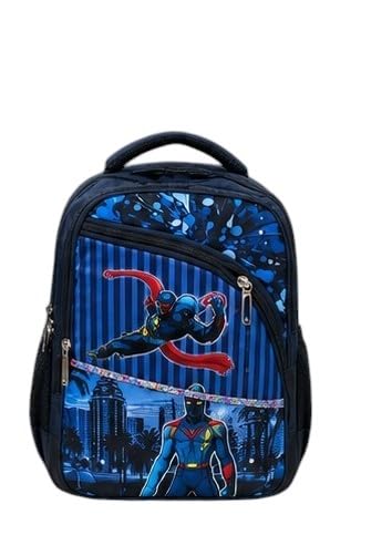 Kids School Backpack for Boys | Cartoon Character Printed Bag | Lightweight Nursery & Kindergarten School Bag | Water Resistant Daily Use Backpack with Side Pocket-image-23