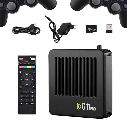 Console Rétro G11 Pro – 256 Go, Plus De 100 000 Jeux, 2 Manettes Sans Fil, Sortie 4K, Plug & Play