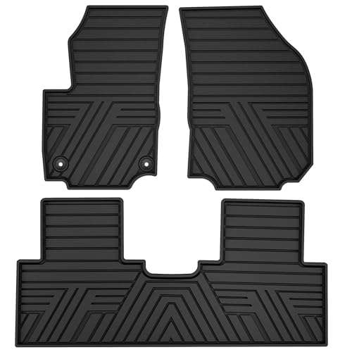 TTX LIGHTING Floor Mats Fit for Chevy Equinox 2018-2024 (Not for EV) Custom Fit Rubber All Weather Waterproof Car Interior Protection Liners for Chevrolet Equinox (Black)
