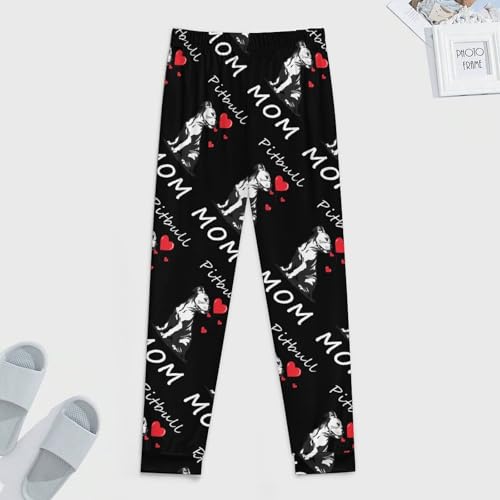 Pitbull Mom Pajama Pants Men Pj Bottoms Sleepwear Lounge Pant3