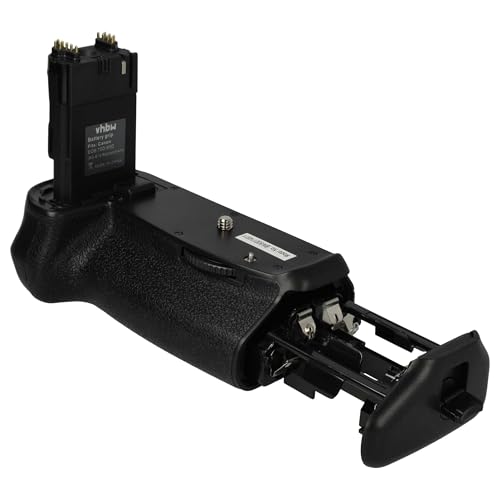 vhbw Empuñadura de batería Compatible con Canon EOS 80D, 90D, 70D cámaras réflex (DSLR), Incl. dial de Control Central - imagen 3