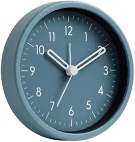 Relógio Despertador Cabeceira Analógico, Design Minimalista, Portátil, para Decoração de Casa e Escritório