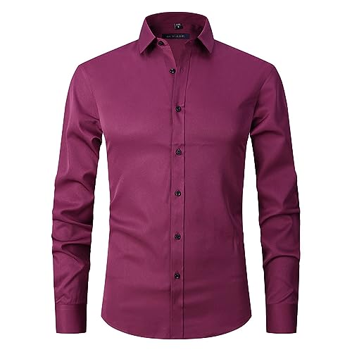 Chemise anti-rides sans repassage pour homme actif en déplacement