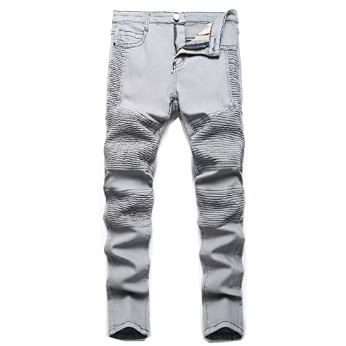 Boys Skinny Fit Ripped Distressed Jeans Pants,5-16 Years