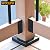 WOCEPU 24 Pcs Stainless Steel Deck Railing Brackets Connectors for 2"x4" (Actual 1.5"x3.5") Railing Wood Post (Black)