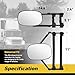 MirroGuard Extended Towing Mirrors, Universal Clip-On Side Mirror Extensions for Pickups, RVs, and Trailers, Tow Mirrors with Extenders (Model HA968)