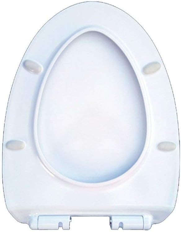 Abattant de toilette universel anti claquement pour cuvette en forme de V