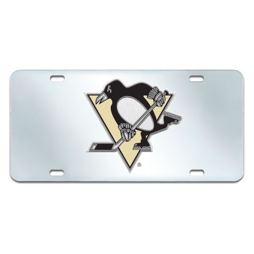 Fan Mats 15151 'NHL Pittsburgh Penguins' Mirror Style License Plate