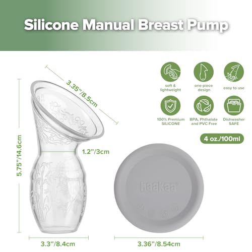 Extractor manual de leche Silicona Haakaa 100 ml miniatura 2
