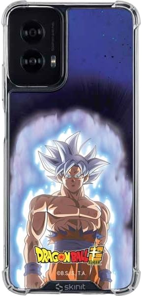Skinit Clear Phone Case Compatible with Moto G Power 5G (2024) - Officially Licensed Dragon Ball Super Goku Ultra Instinct Design