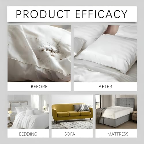 Image of Bed Bug killer Spray- Natural, Herbal Bed Bugs Spray for Long Lasting Protection, Instant Action | Non-Toxic Indoor Cleaning Solution for Mattresses, Carpet, Pillow, Sofha, Blanket, Curtains, 200ML (Pack of 3)
