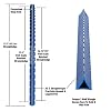 MusicNomad Tri-Beam 3 'n 1 Dual Notched Straightedge & Precision Straightedge for Acoustic and Electric Guitars including Fender, Gibson, PRS (MN821)