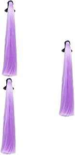 FAVOMOTO 3 Pçs Perucas De Cor De Capacete Perucas Para Mulheres Acessórios De Motocicleta Tranças De Capacete Para Mulheres Perucas Femininas Acessórios De Cabelo Para Mulheres Tranças