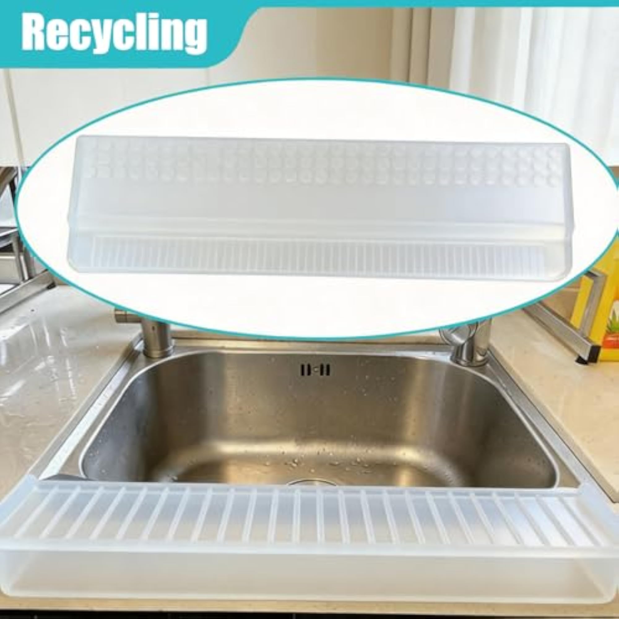 Silicone Sink Splash Guard for Kitchen Countertop