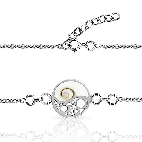 Bracelet Yin Yang Oeil de Sainte Lucie Argent 925 au quotidien