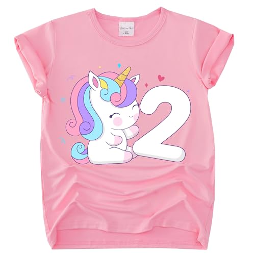Disfraz de cumpleaños de unicornio para niñas: falda tutu y accesorios mágicos en pack de 5 2