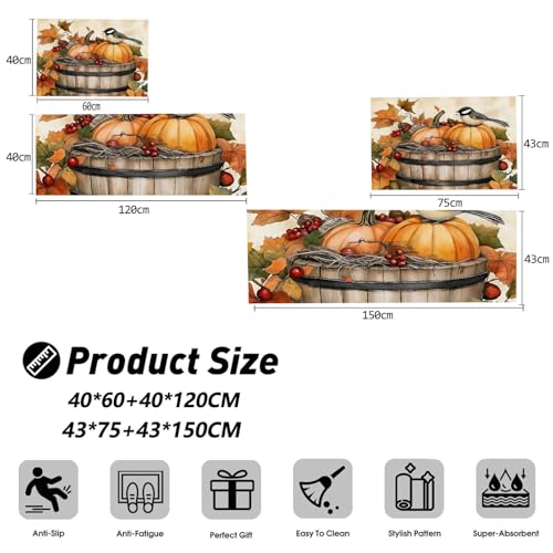 Alfombras de cocina antifatiga y lavables para proteger tu suelo con un pack de 2 unidades 7