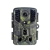 ZJP-dzsw Trail-Kamera PR80 Trail Kameras 20MP 1080P Wildkamera Fotofallen Nachtsicht SMS MMS SMTP E-Mail-Überwachung