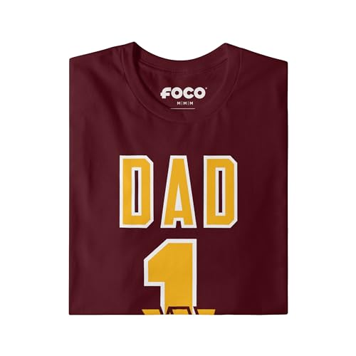 Image of FOCO NFL Mens NFL Team Logo Tee Shirt #1 Dad T-Shirt
