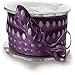 May Arts 3/8-Inch Wide Ribbon, Purple with White Dots