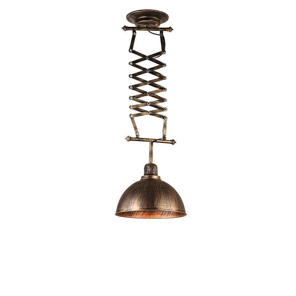 Lampe murale industrielle E27 métal rouille luminaire rétro intérieur