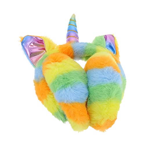 Ipetboom Design Earmuffs Boys and Girls Unicorn Earmuffs Cold-weather Ear Cover Portable Ear Warmer