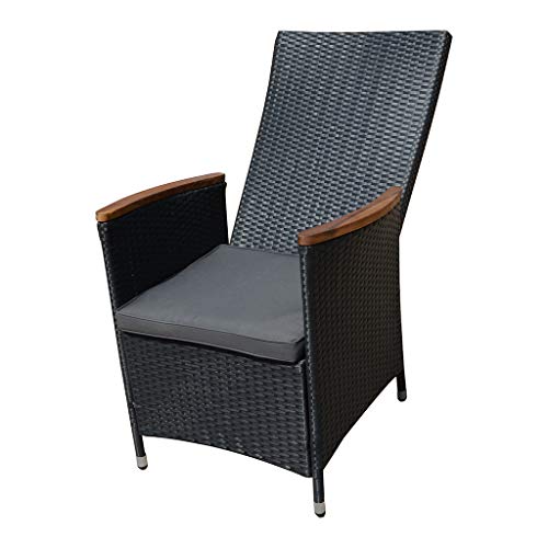 Gravidus High-Backed Chair with Seat Cushion Set of 2