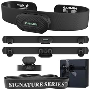 Garmin HRM Heart Rate Monitor Chest Strap | Wireless, Real-Time Transmission for Indoor and Outdoor Exercise | Signature Series Resistance Band