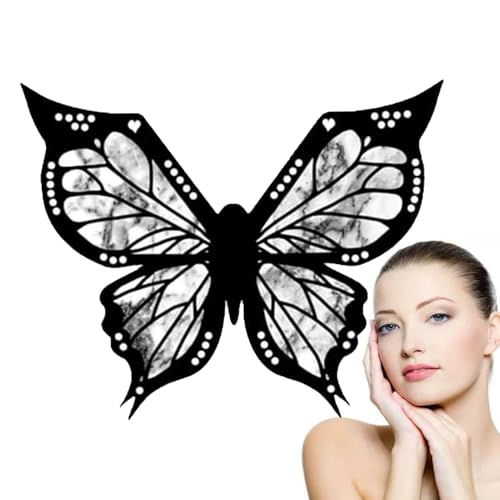Plantilla de maquillaje | Sello para delineador de alas de ojos, plantilla de precisión reutilizable rápida e impermeable para principiantes, profesionales, hogar, niñas, mujeres, viajes