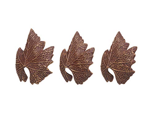 Image of Plecoceramics Aquarium Ceramic Decorations Cave Betta Stone Decor - Aquarium Fish Tank Hideway Decor for breeding Cichlids Plecos Betta Toys Hideout (Leaves)