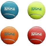 Outward Hound Squeaker Ballz Fetch Dog Toy, Small- 4 Pack
