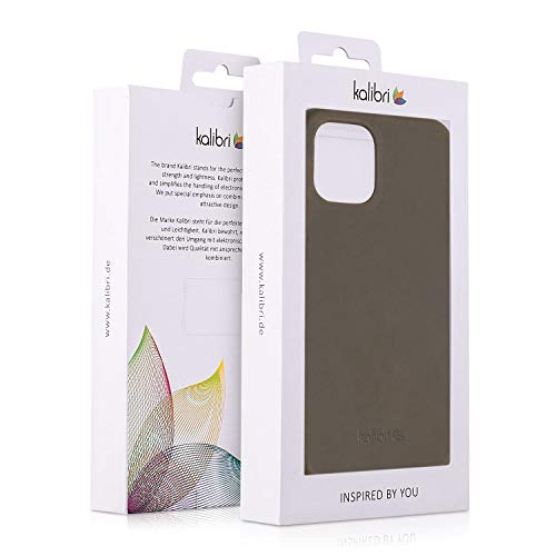 Kalibri Custodia in Pelle Compatibile con Apple