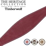Ancol Timberwolf Lederhalsband Whippet Leder Halsband Raspberry 30-34cm