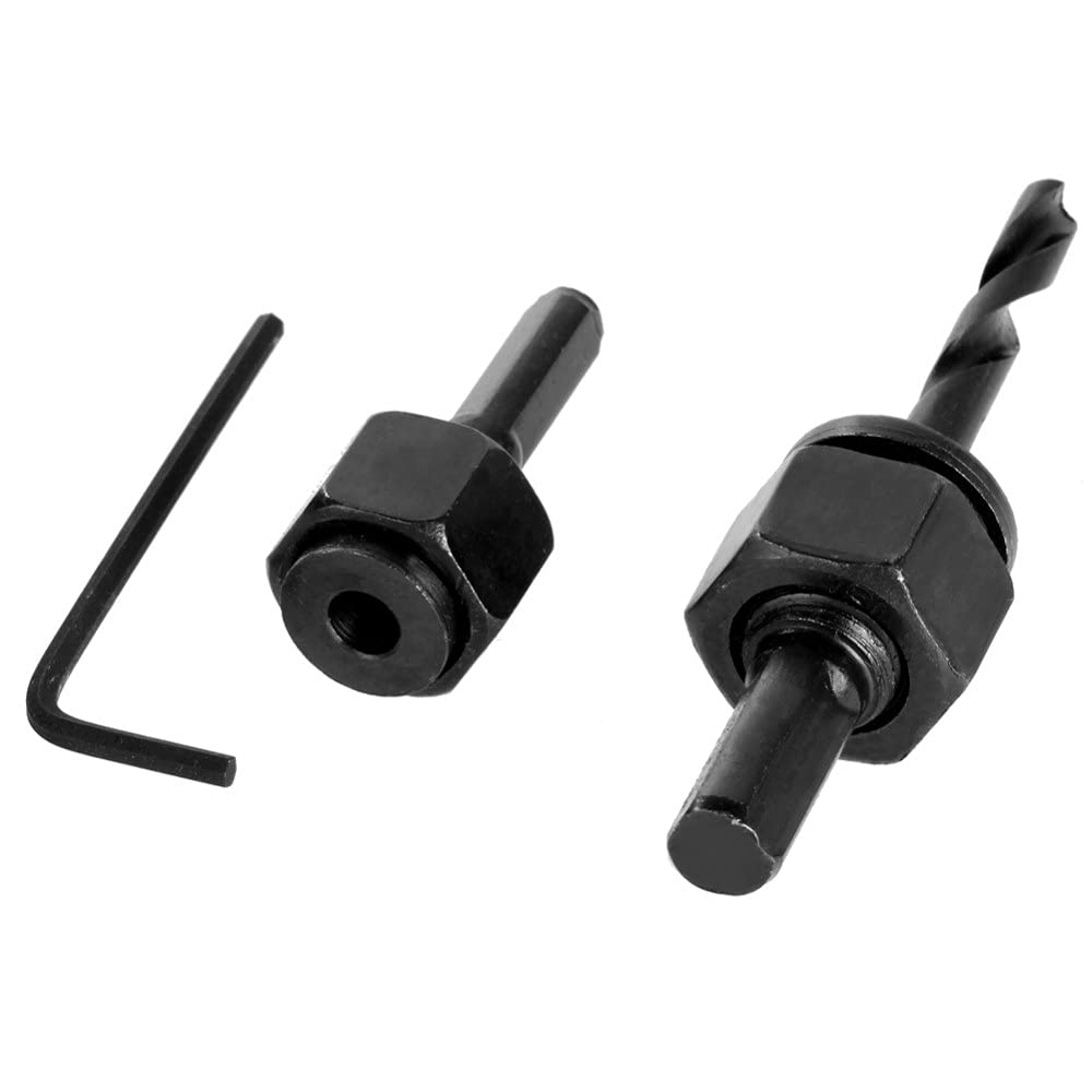 11pcs sega a tazza set da taglio kit strumento di foratura mandrini in metallo legno seghe punte per carotaggio lavorazione del legno, come mostrato