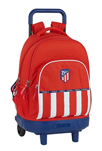 Mochila Safta Escolar con Carro Incluido y Espalda Acolchada de Atlético de Madrid 1