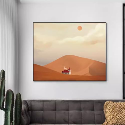 Couverture de boîte électrique 55x45cm avec tableau d'art épuré