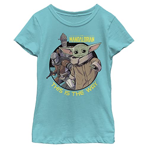 STAR WARS Mandalorian Threes a Charm Girls Short Sleeve Tee Shirt