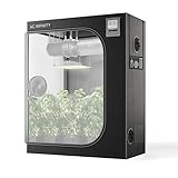 AC Infinity CLOUDLAB 642 Advance Grow Tent, 48”x24”x72” Thickest 1 in. Poles, Highest Density 2000D Diamond Mylar Canvas, 4x2 for Hydroponics Indoor Growing