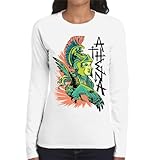 the Fan Tee Camiseta de Adulto de Manga Larga de Mujer Divertidas Dioses Griegos Guardianes de la mitología clásica, Mitos y Leyendas del Olimpo Athenas 001 M