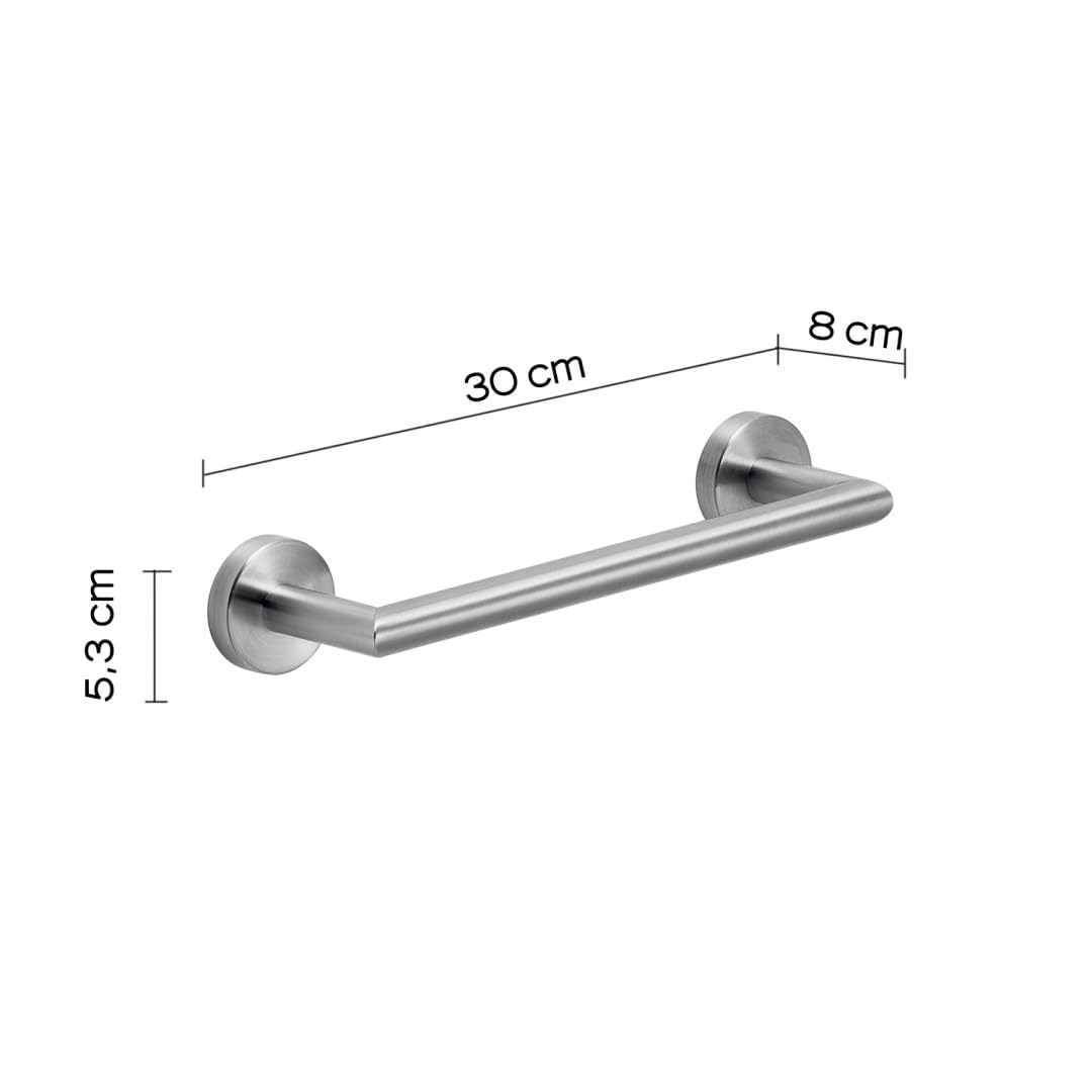 Kiamami Valentina Portasalviette 30 Cm Acciaio Inox Spazzolato Loto