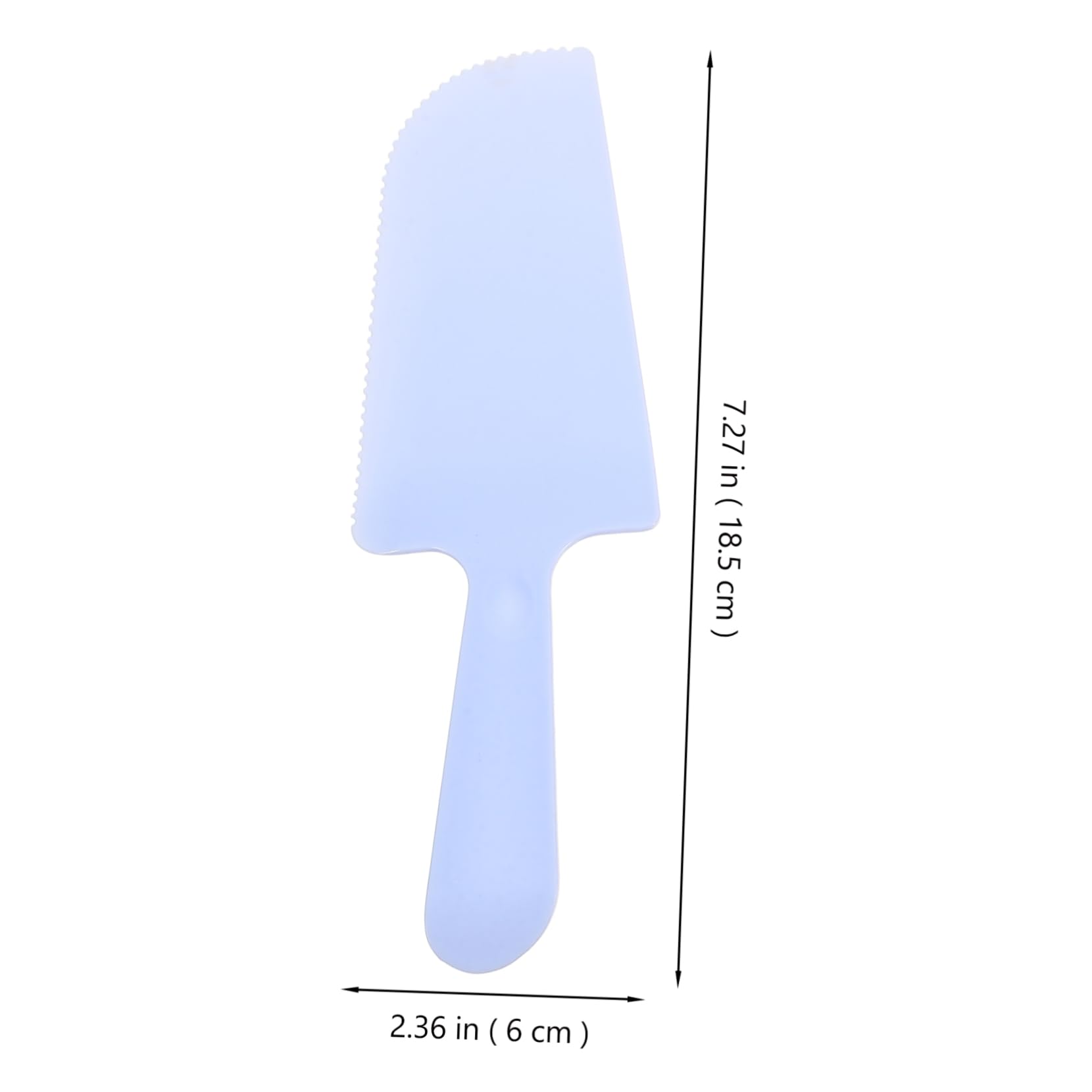 HOLIDYOYO 5 Pack Disposable Cake Layer Cutters Plastic Serrated Cake Knife for Birthday