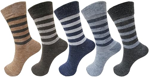 Image of RC. ROYAL CLASS SOFT WOOLEN BLEND MULTICOLORED SOCKS FOR BOYS & GIRLS PACK OF 5 (age group 1-13 years)