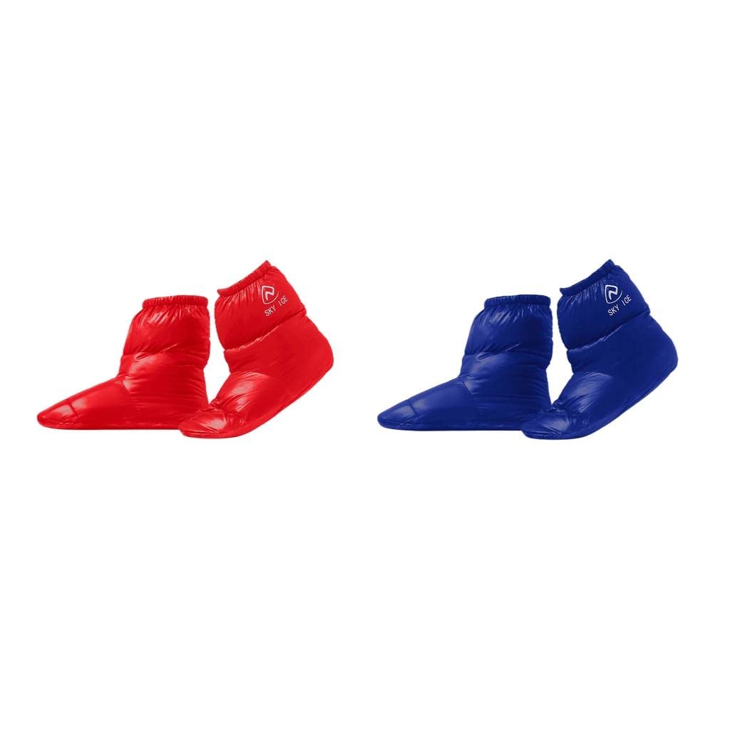 2X Outdoor Camping Duck Down Slippers Sock Shoes Warmer Boot Booties-image-42