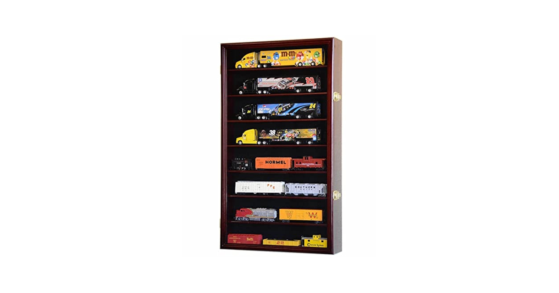 Amazon.com: 1/64 Diecast Trailer Rig Display Case Cabinet w