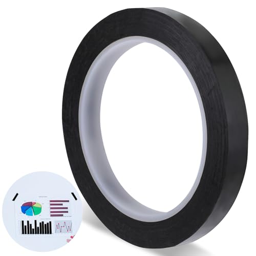 White Board Tape - Self Adhesive Black Graphic Tape
