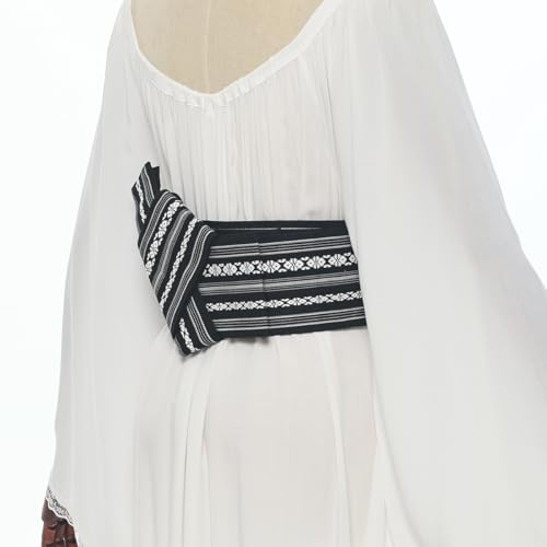 CAMDOM Mens Kimono Obi Belt Japanese Style Shaped Waistband Girdle Yukata Robe Accessories4